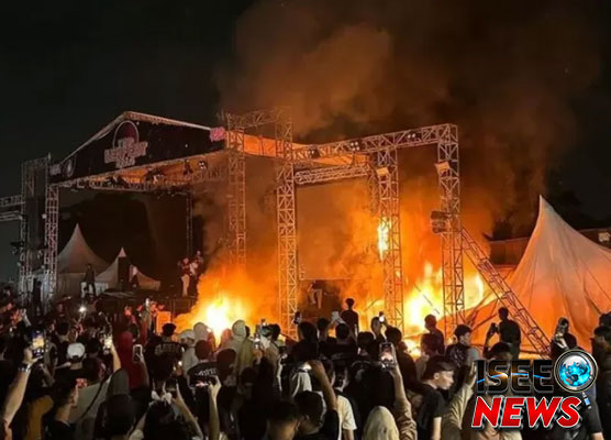 Konser Musik Berujung Rusuh: Panggung Dibakar dan Dijarah Penonton