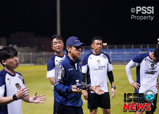 Latihan Perdana Timnas Indonesia